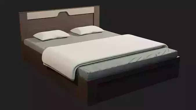 King Size Bed 3D model