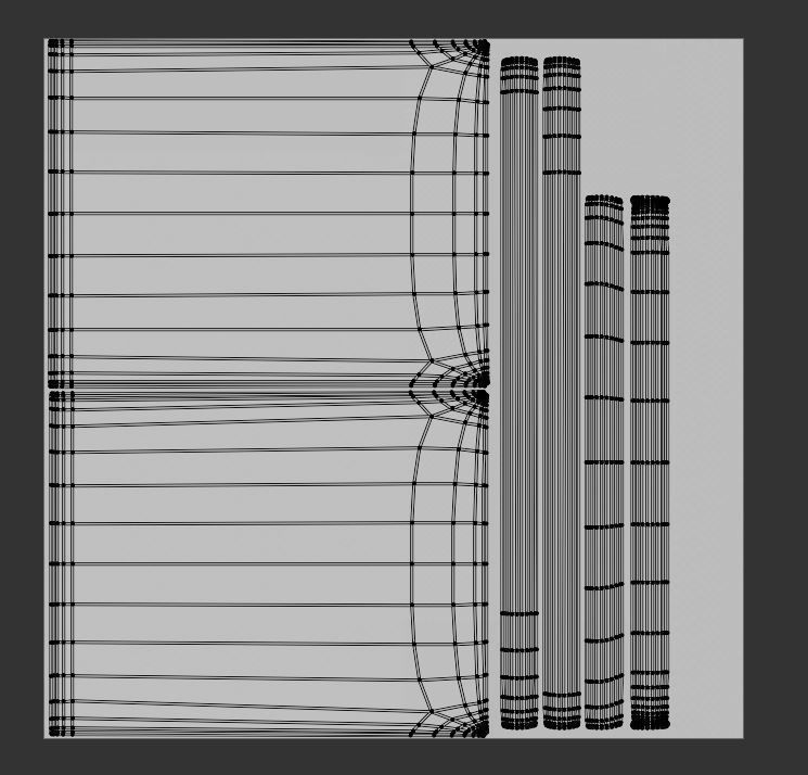King Size Bed 3D model_4