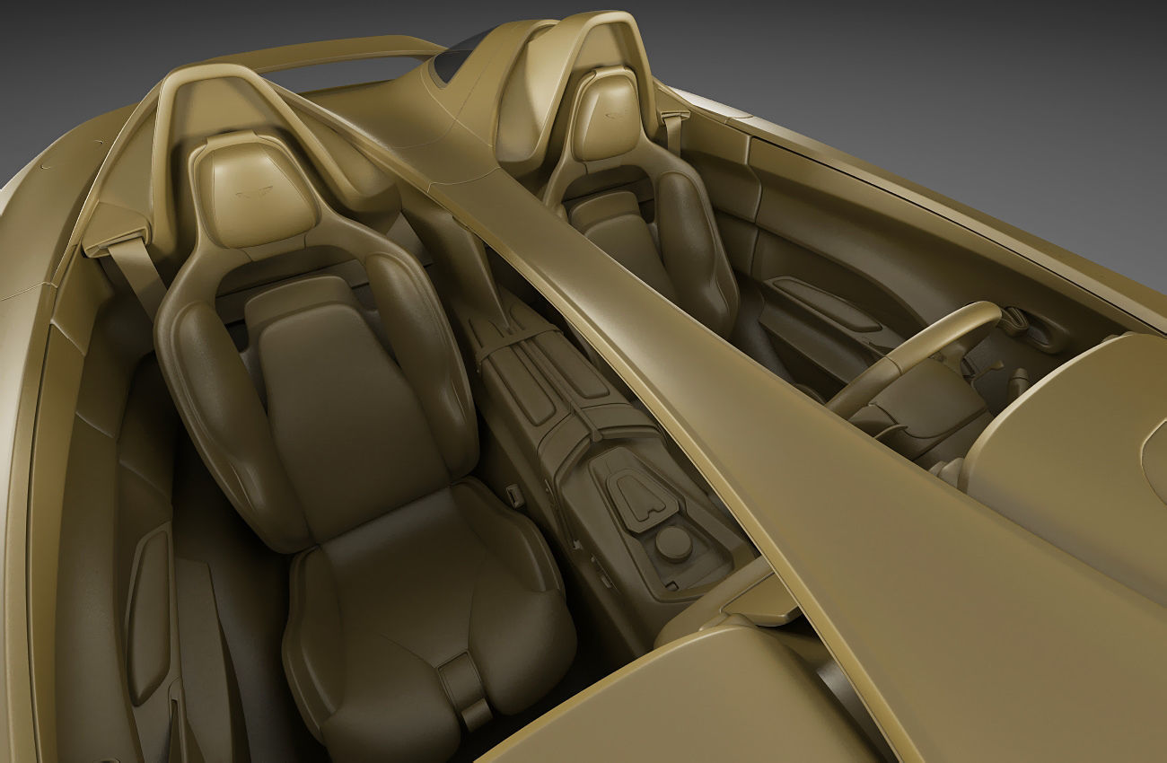 Aston Martin V12 Speedster 2021 3D model_26