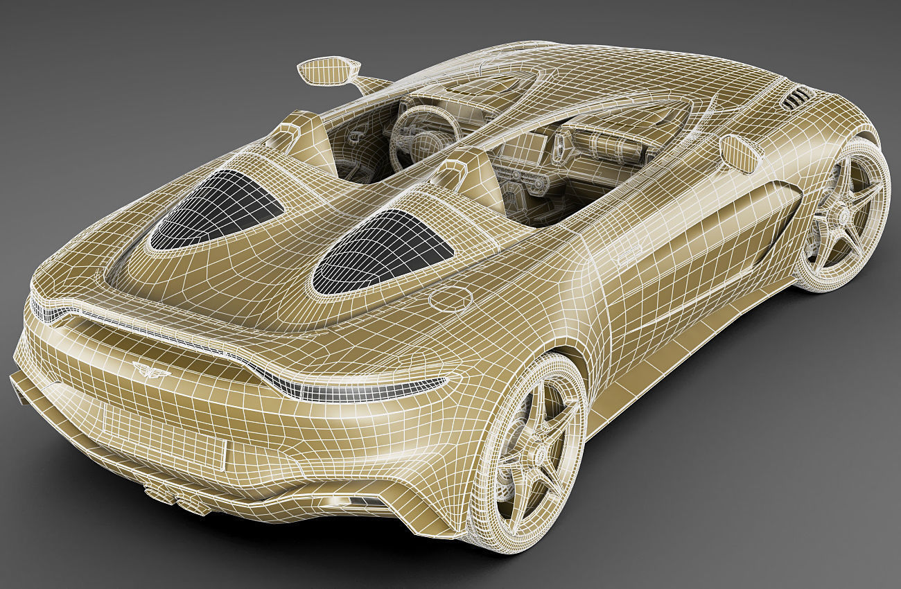 Aston Martin V12 Speedster 2021 3D model_28