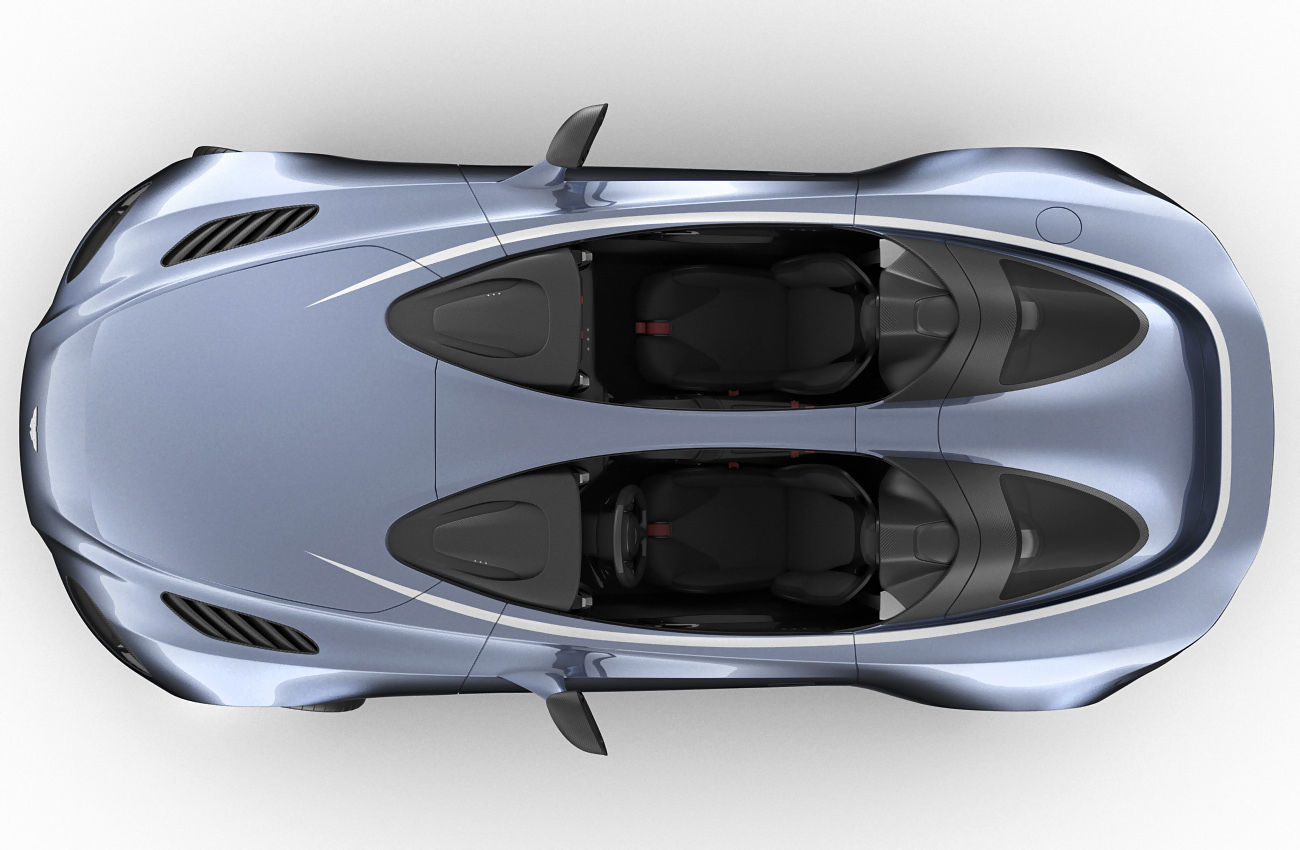 Aston Martin V12 Speedster 2021 3D model_3