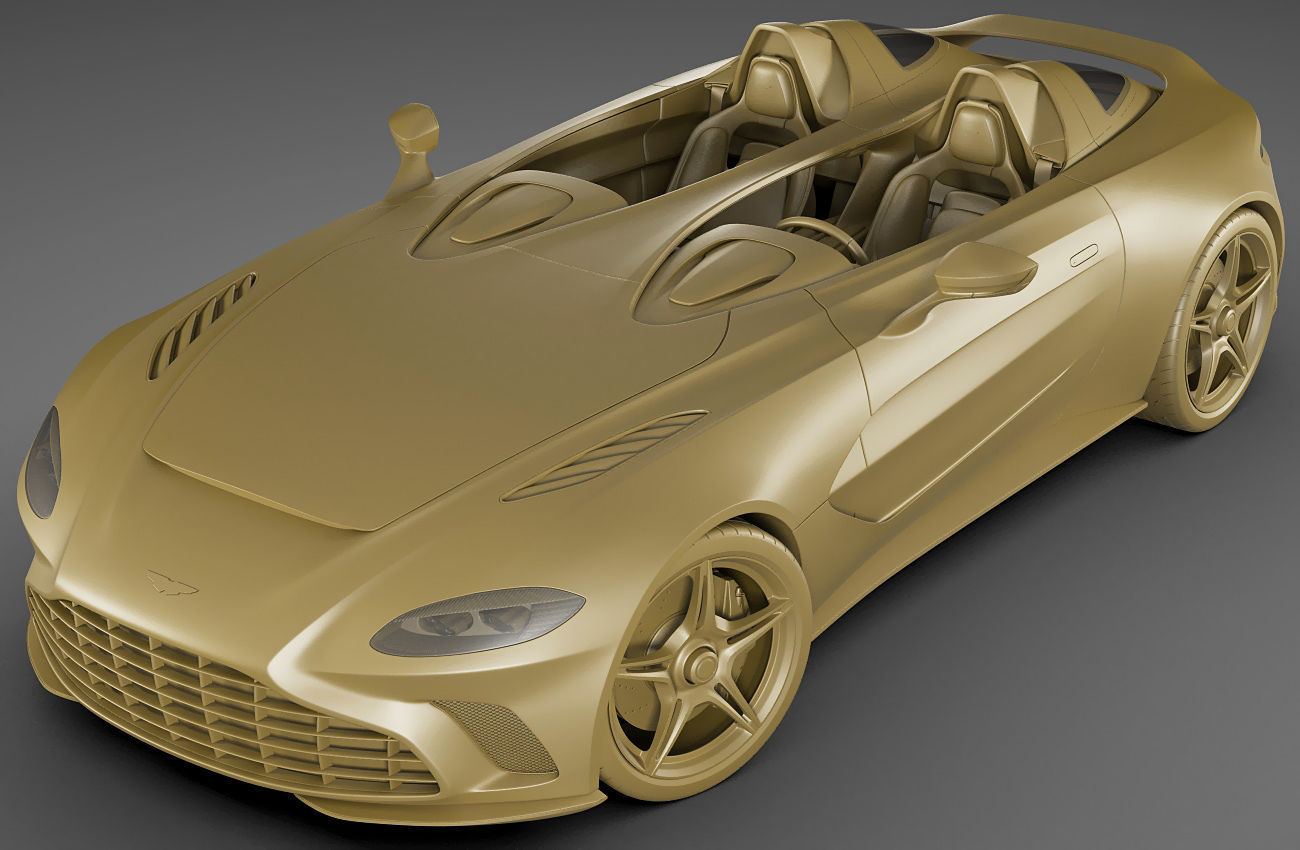 Aston Martin V12 Speedster 2021 3D model_21