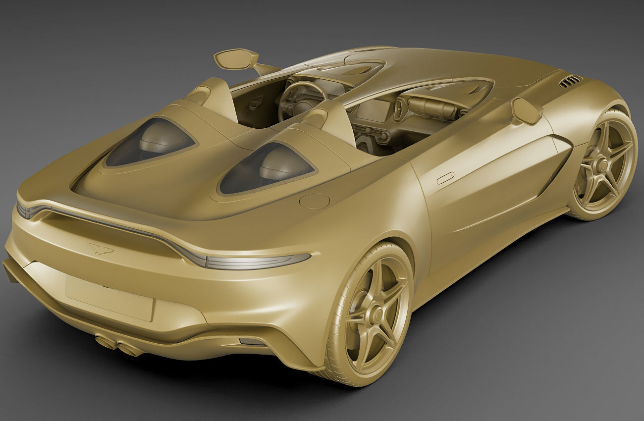 Aston Martin V12 Speedster 2021 3D model_22