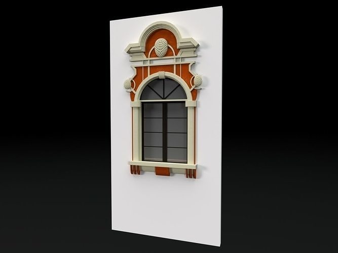 Classic 9 window 3D model