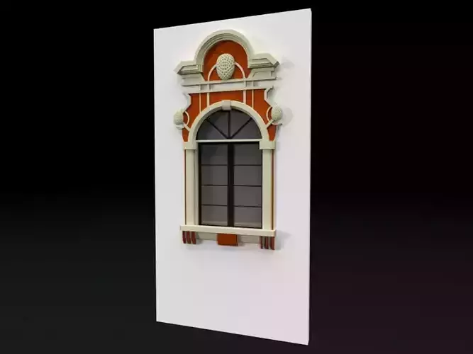 Classic 9 window 3D model