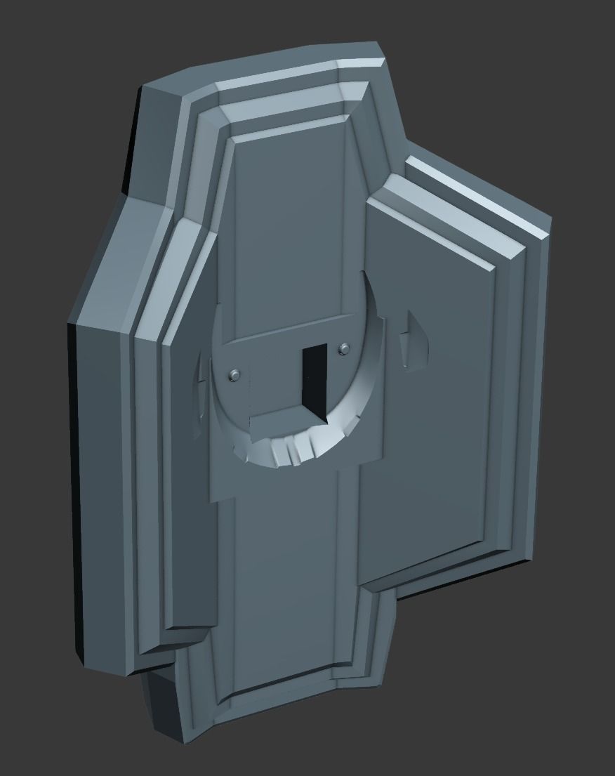 Reach Commando Shoulder Wearable 3D Print Model 3D print model_3