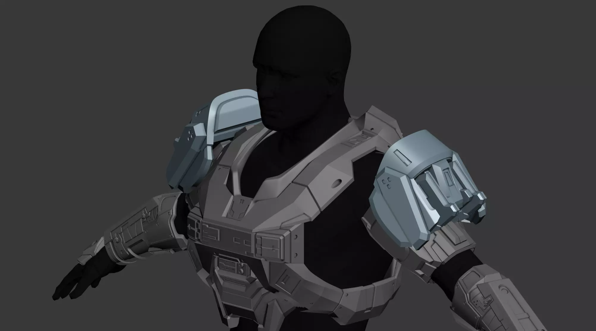 Reach EVA Shoulder Wearable 3D Print Model 3D print model_0