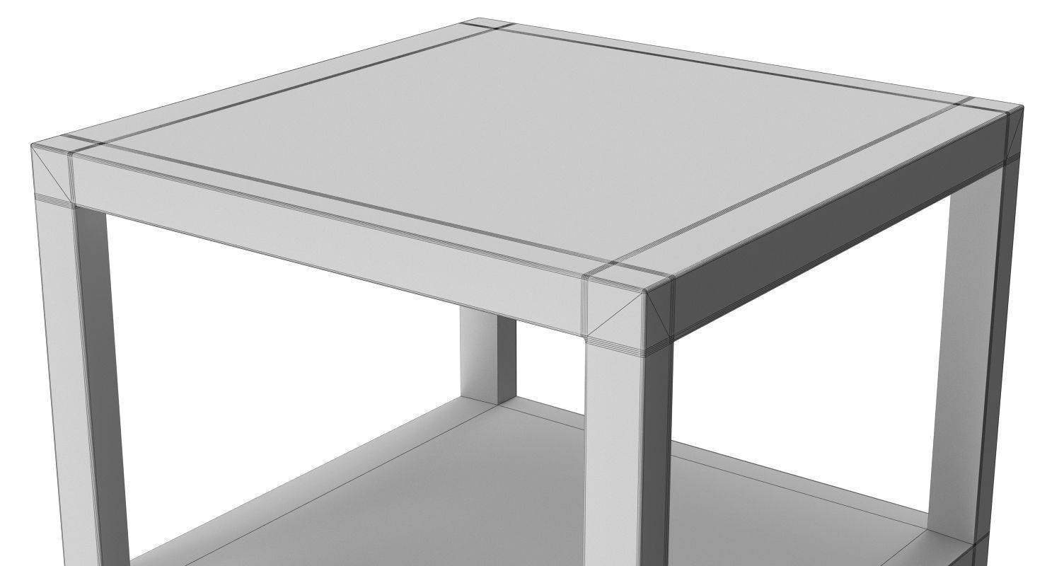 Restoration Hardware Graydon Shagreen Square Side Table 3D model_10
