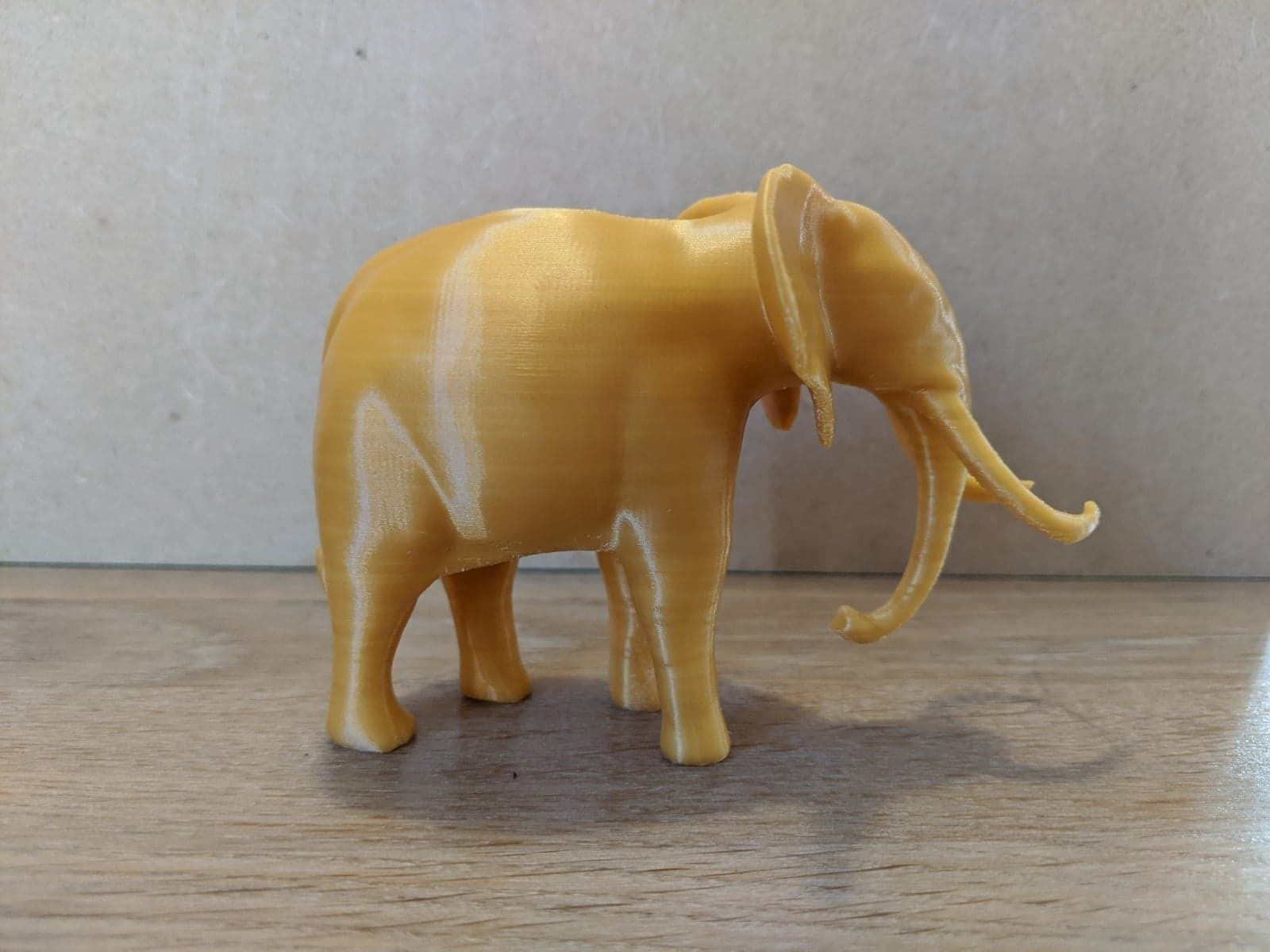 Elephant with tusks 3D print model_7