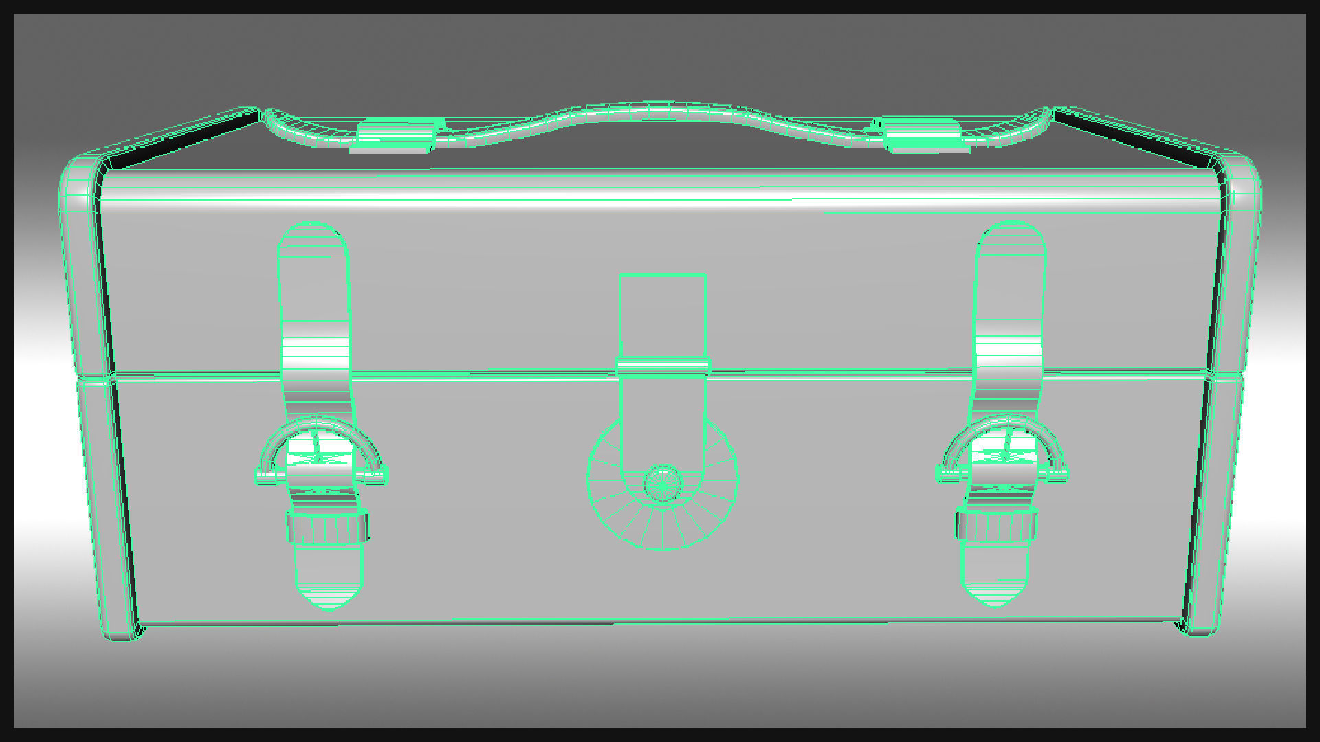 Plague Doctor Leather Case Low-poly 3D model_4