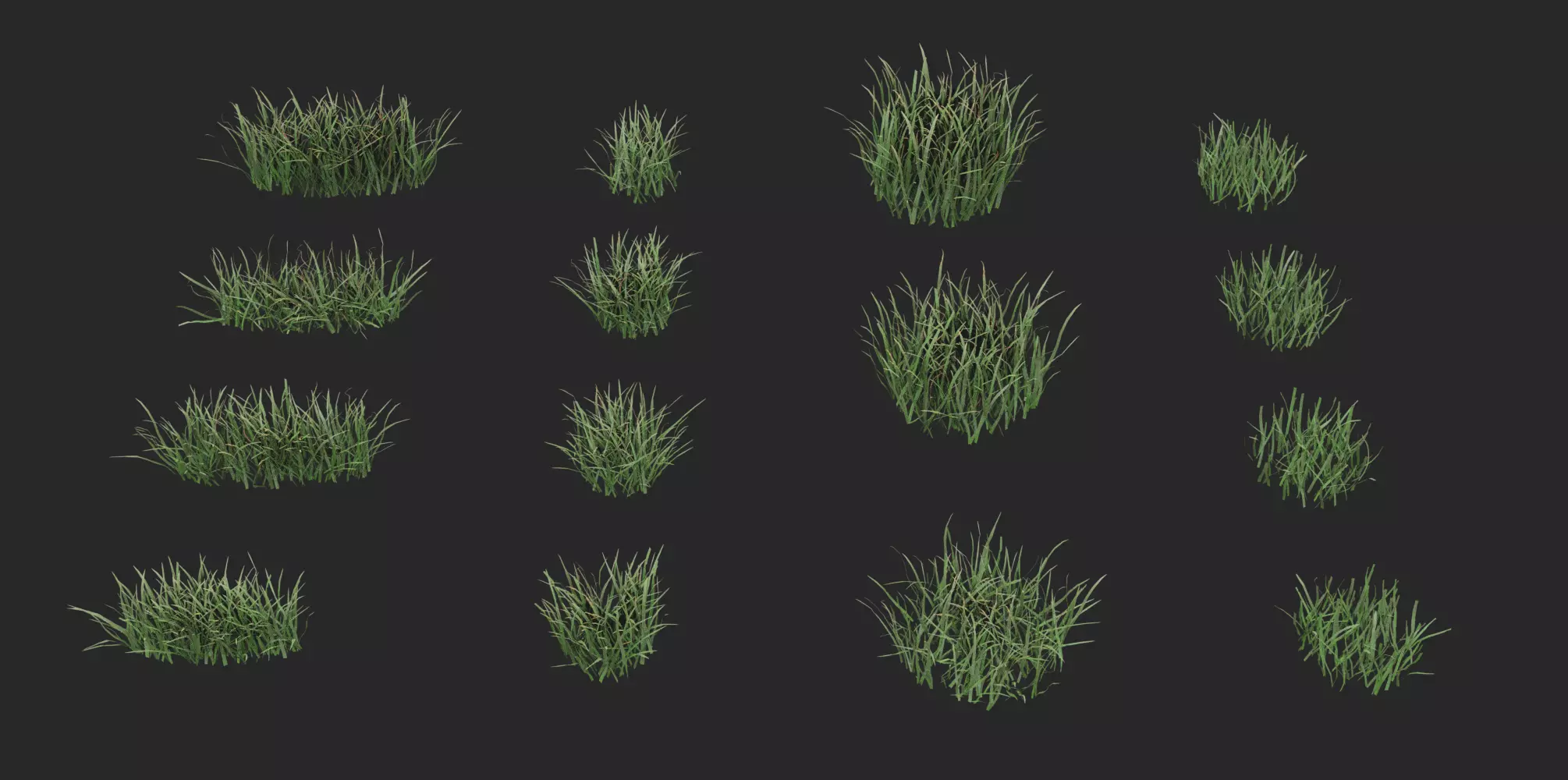 Grass Pack 3D model_0