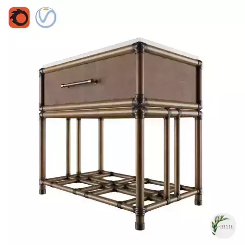 Tropical - Cordoba Open Nightstand 3D model