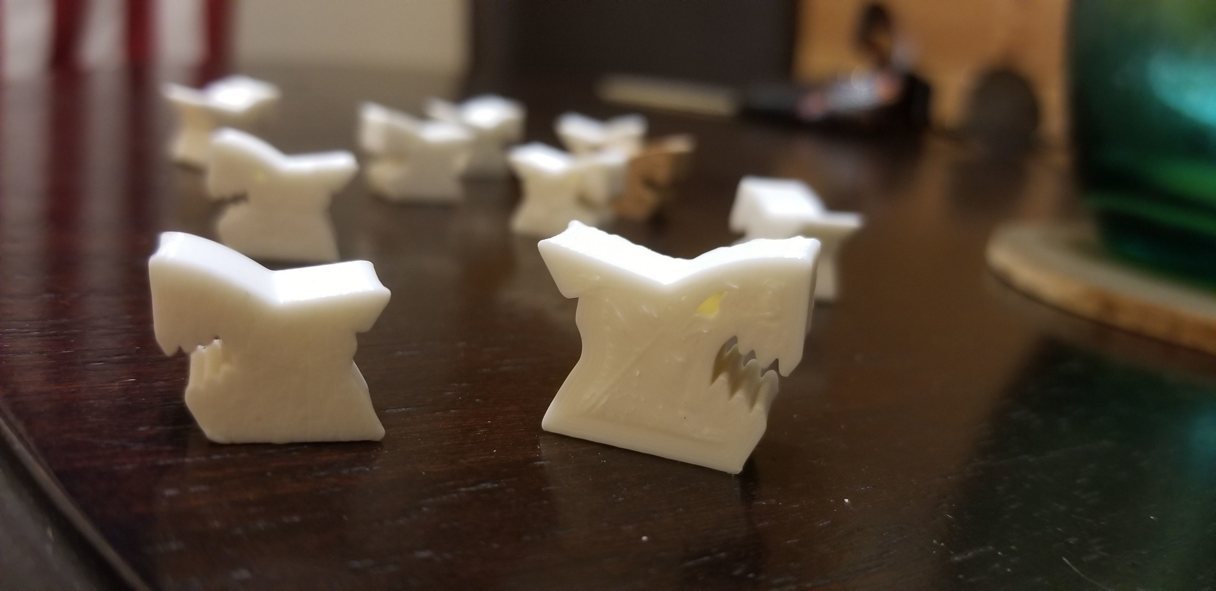 Shark Meeple Board Game Piece 3D print model_4