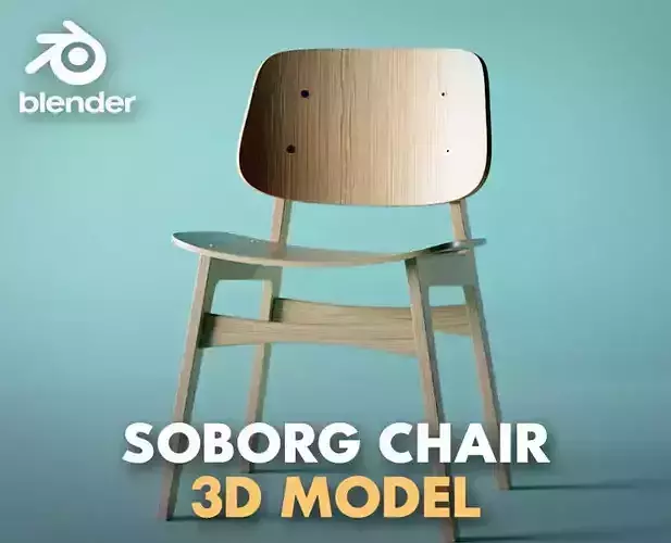 soborg chair 3D model