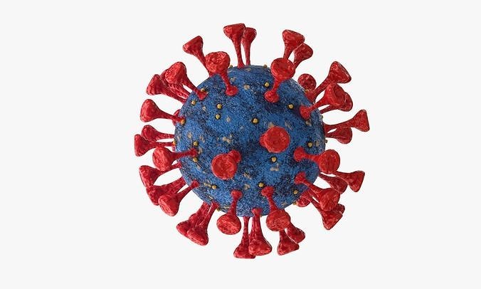 Coronavirus COVID 19 3D model