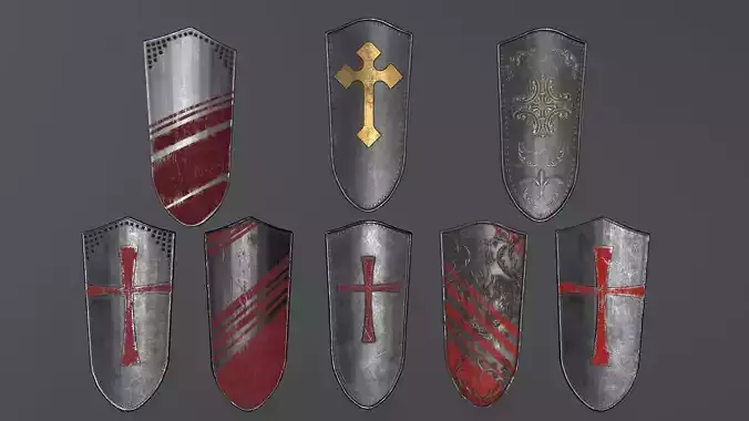shield set 1 roman soldier