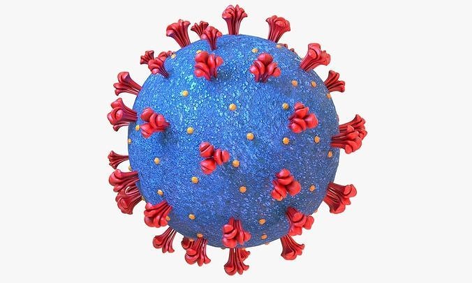 Coronavirus COVID 19 3D model