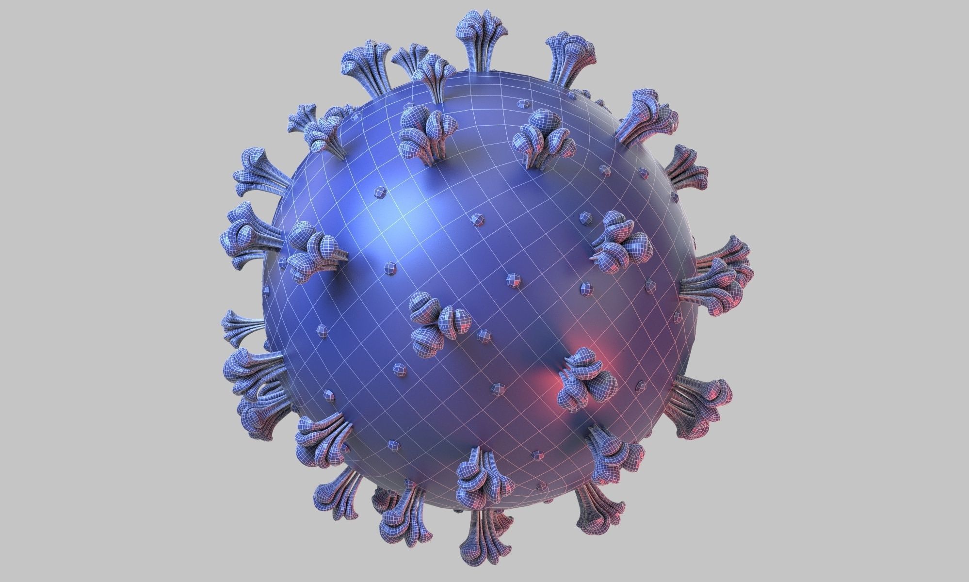 Coronavirus COVID 19 3D model_5