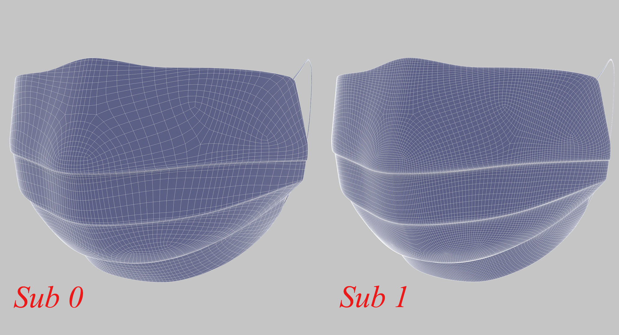  Protective Mask 3 Ply 3D model_20