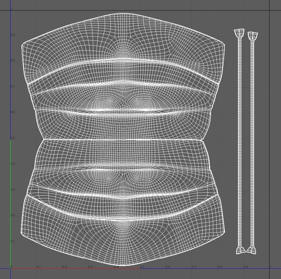  Protective Mask 3 Ply 3D model_21