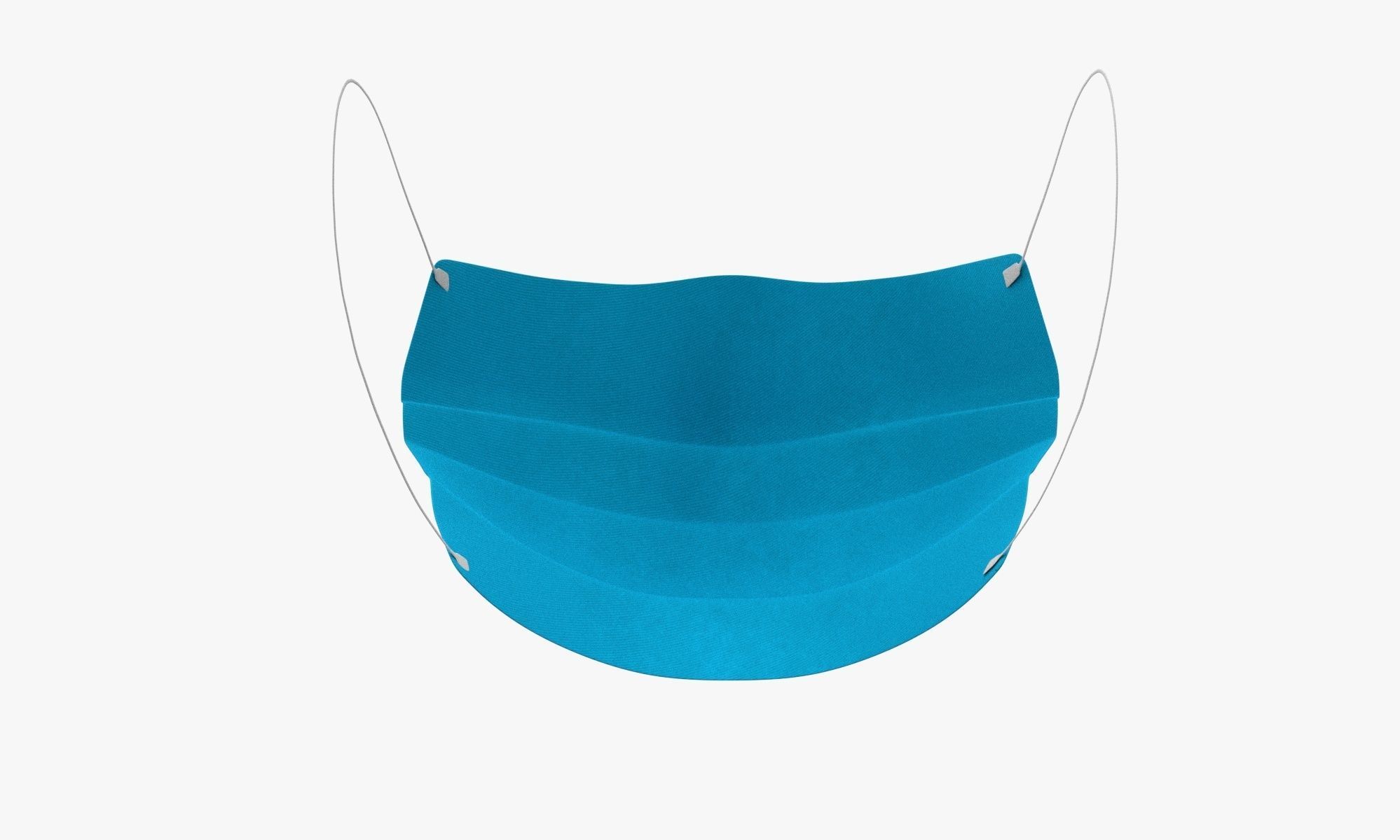  Protective Mask 3 Ply 3D model_9