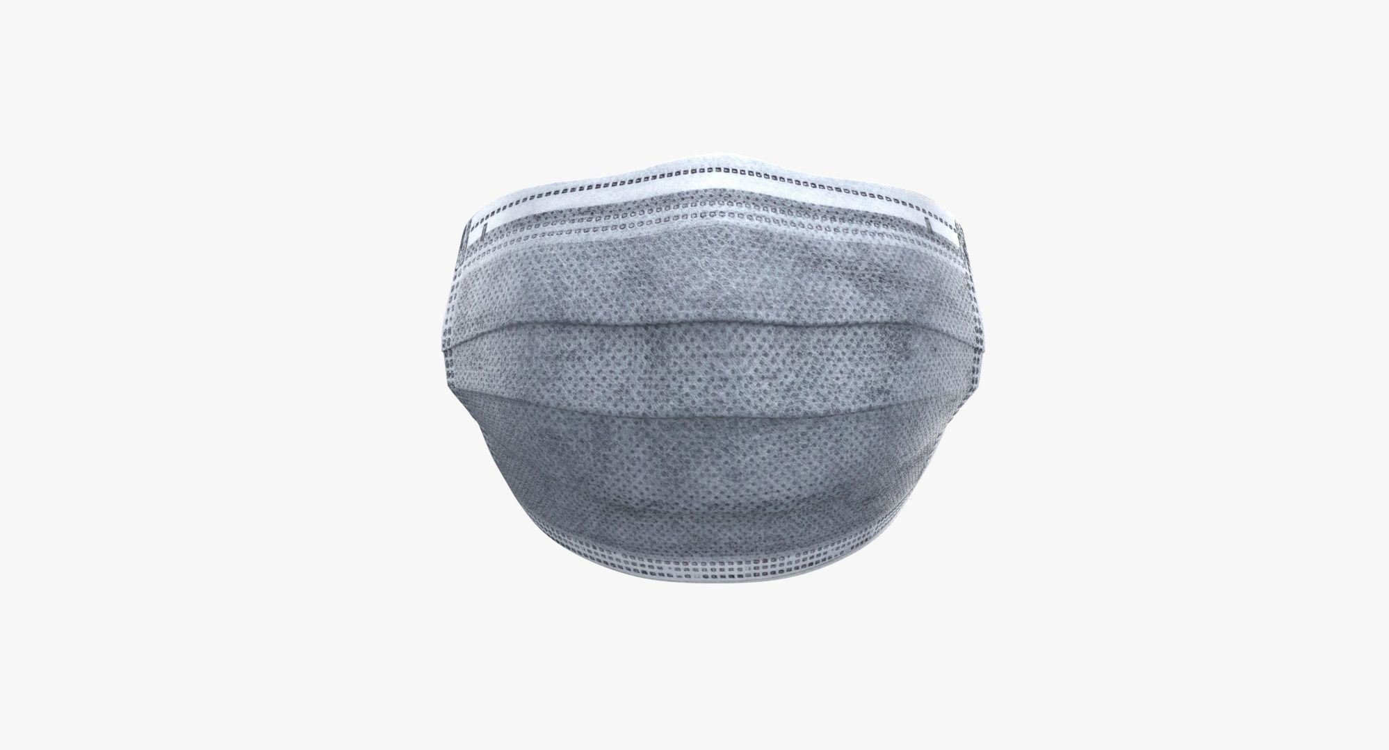  Protective Mask 3 Ply 3D model_3