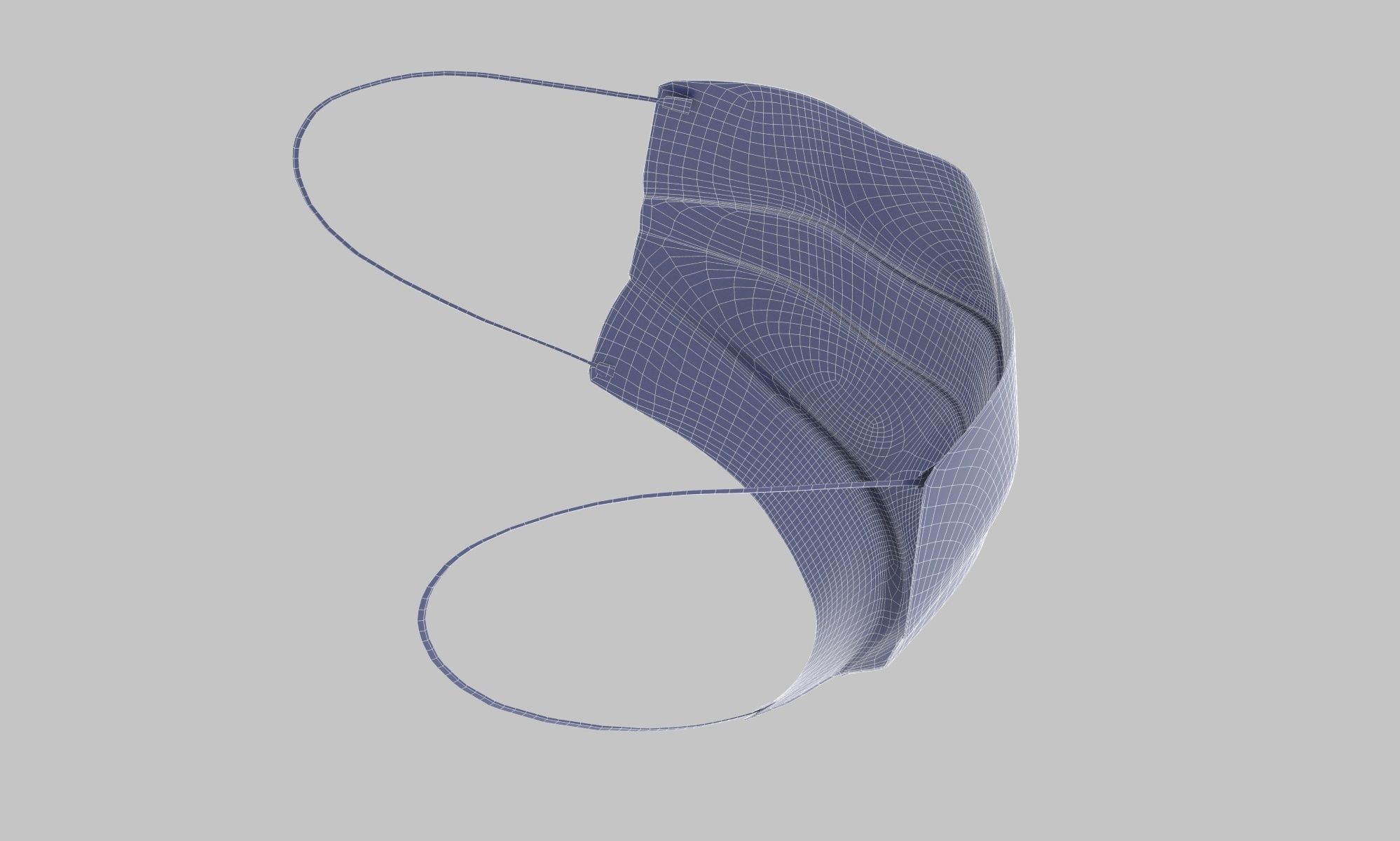  Protective Mask 3 Ply 3D model_16