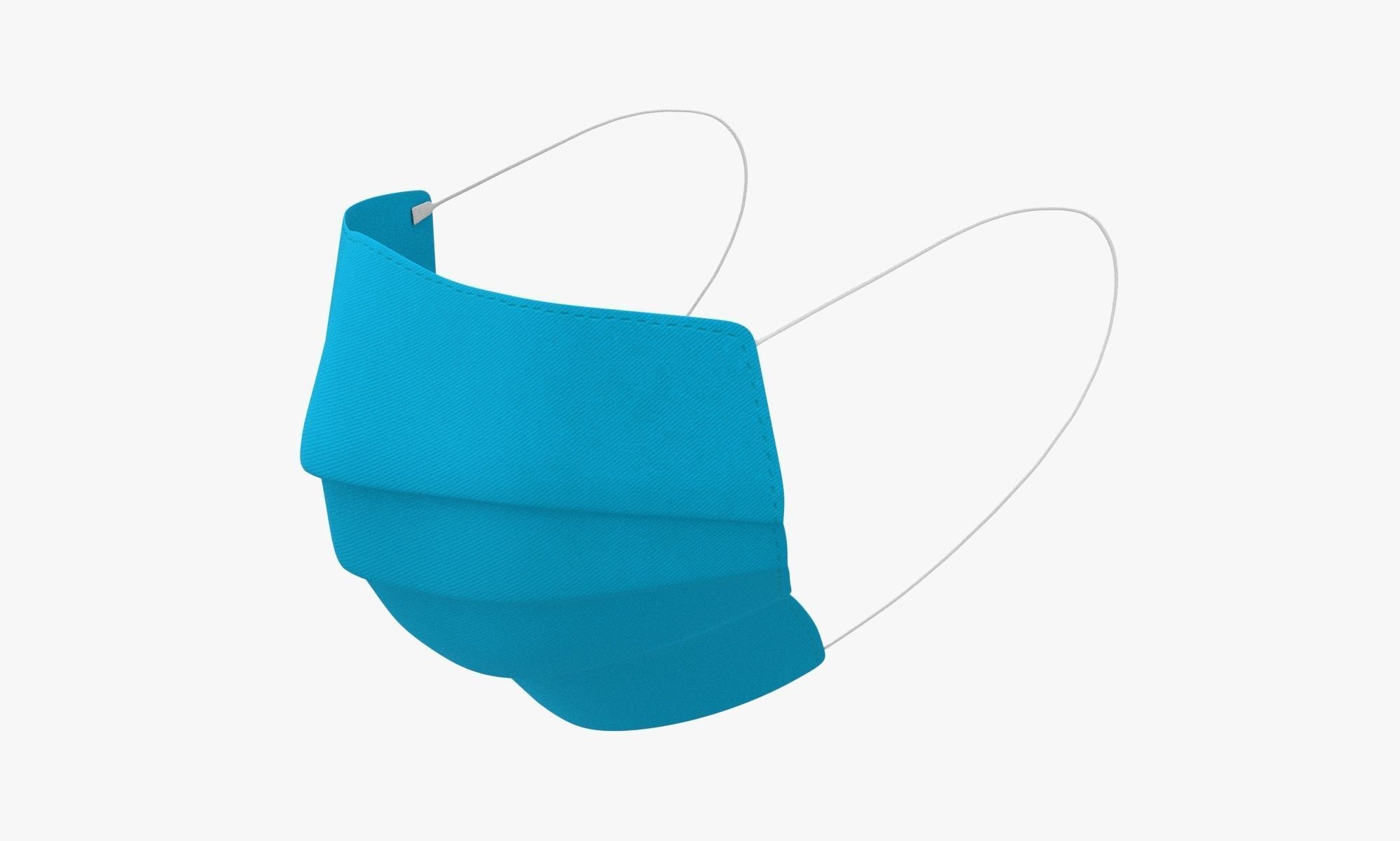  Protective Mask 3 Ply 3D model_6