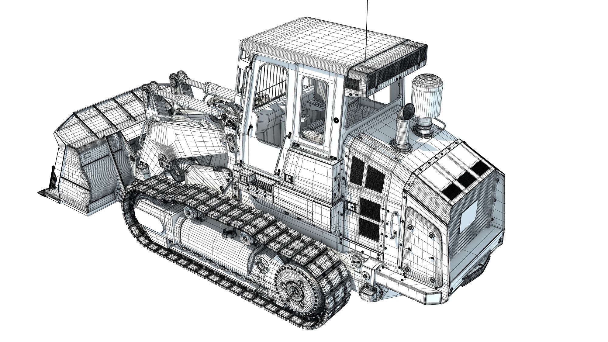 Track Loader 3D model_15