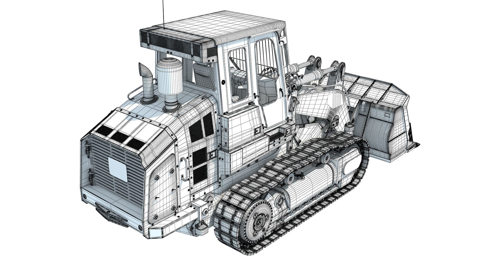Track Loader 3D model_16