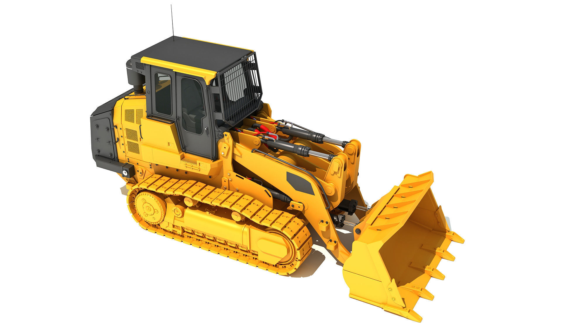 Track Loader 3D model_7