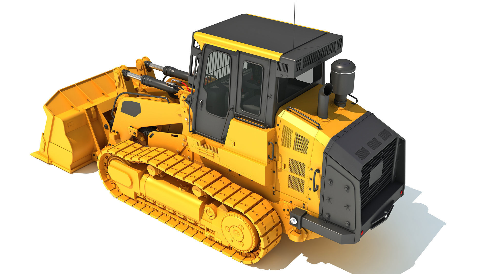 Track Loader 3D model_3