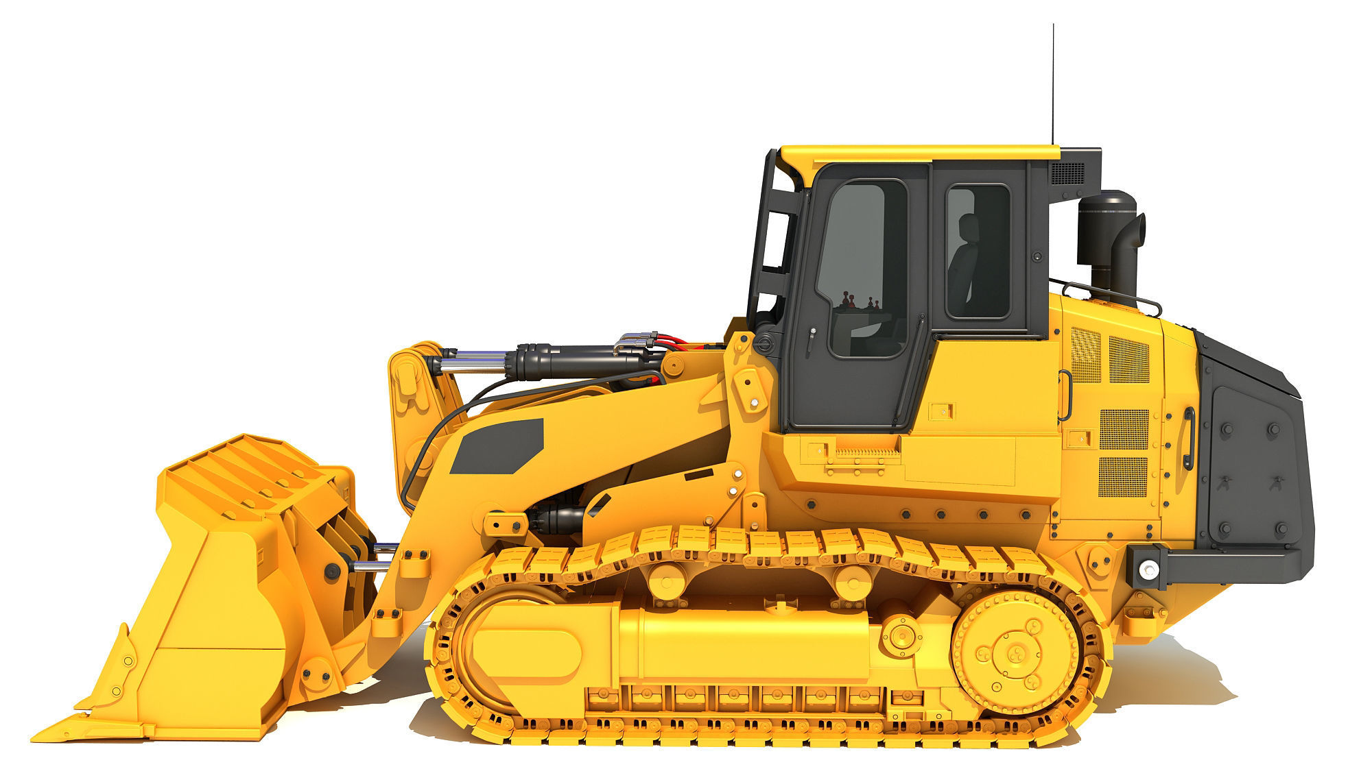 Track Loader 3D model_1