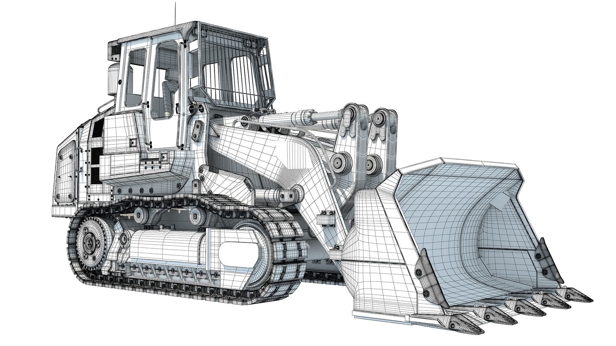 Track Loader 3D model_13