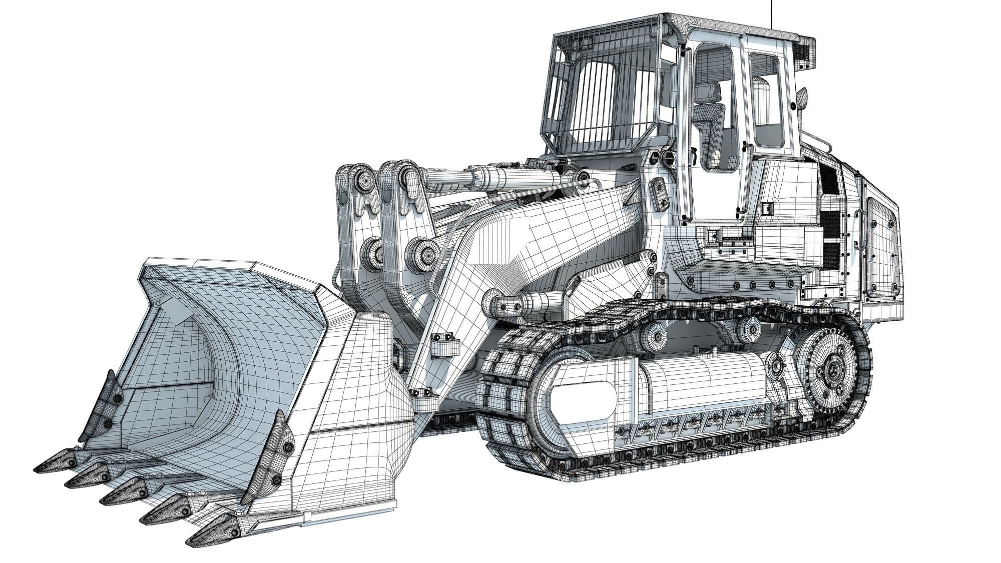 Track Loader 3D model_14