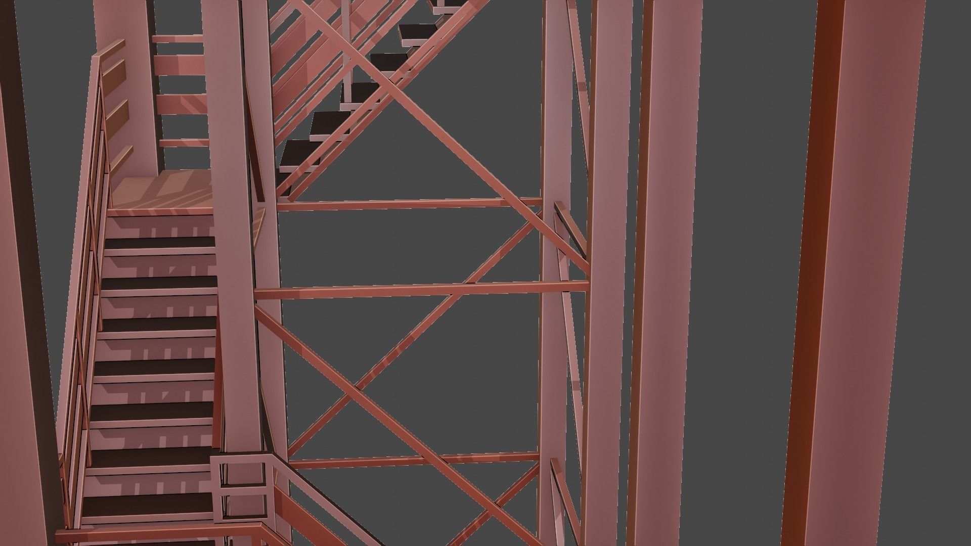 Defence Tower lowpoly 3D Low-poly 3D model_4