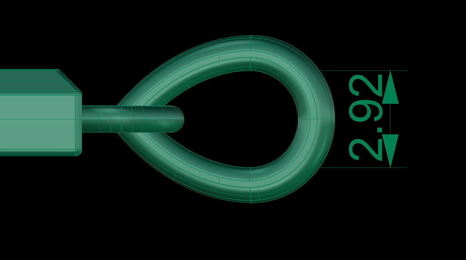 Cross Pendant with Diamonds 3D print model_23