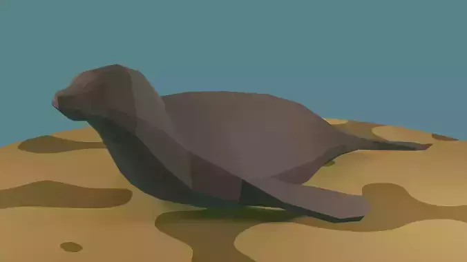Low Poly Seal