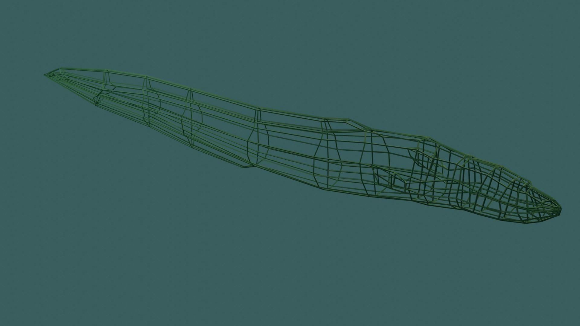 Low Poly Eel cucumber Free low-poly 3D model_3