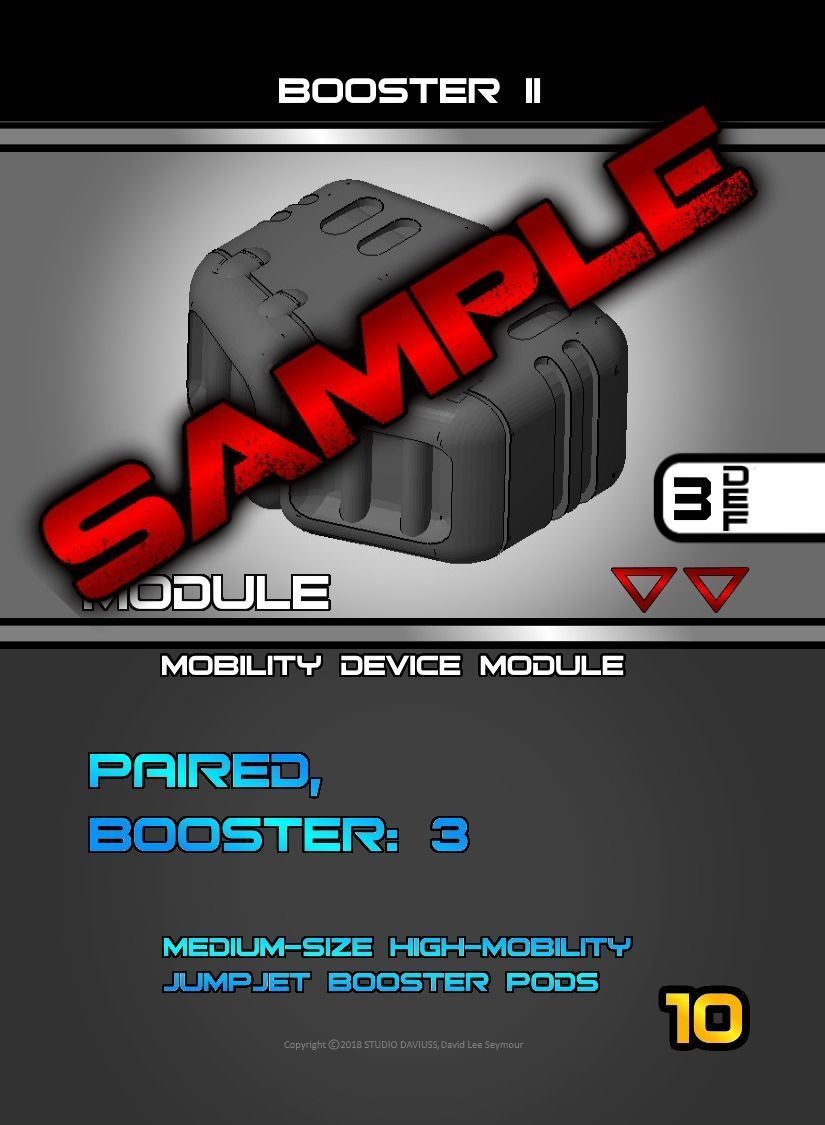 CHIBI-TECH SD - BOOSTER 2      3D print model_5