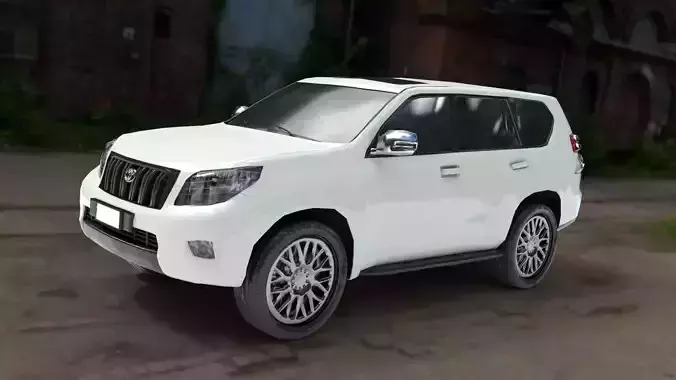 Toyota Prado Low-poly 3D model