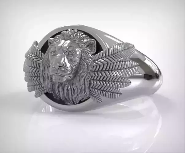 0572 Lion Signet Ring - Ring Serenissima Repvbblica di Venetia 