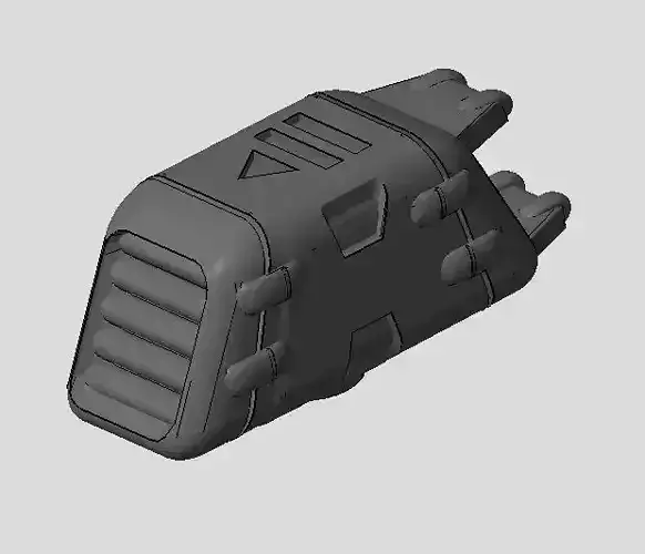 CHIBI-TECH SD - BOOSTER 3 3D print model