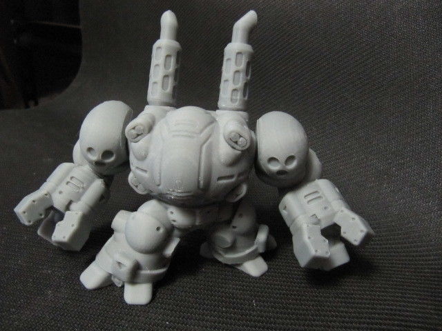 CHIBI-TECH SD - OLD-SCHOOL DIESEL    3D print model_3