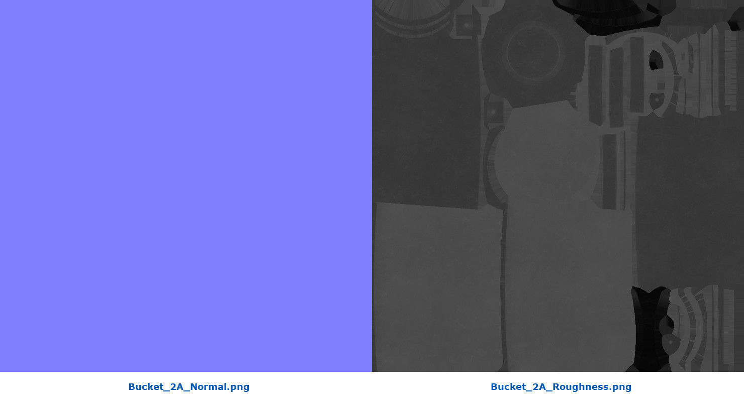 Bucket 2A Low-poly 3D model_13