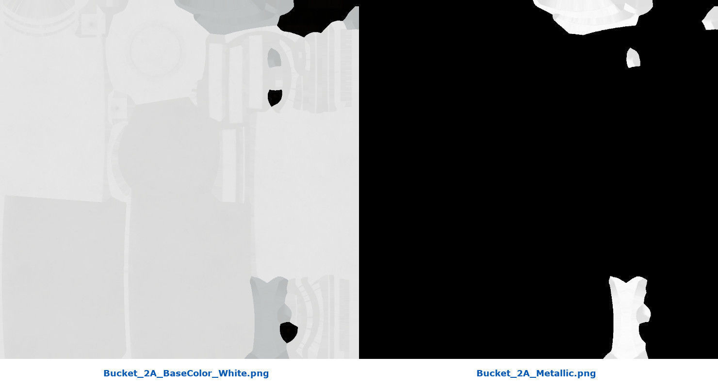 Bucket 2A Low-poly 3D model_12