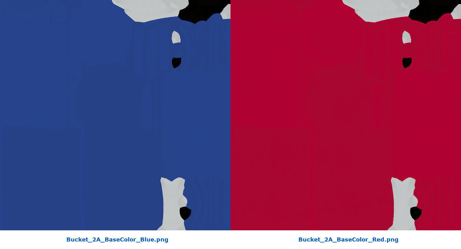 Bucket 2A Low-poly 3D model_11