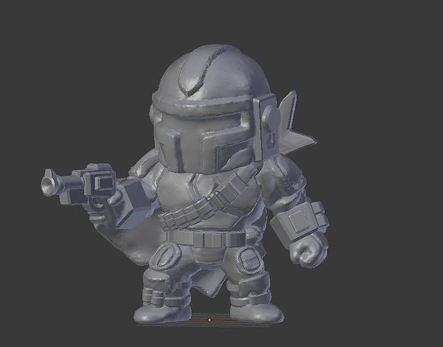 Bounty Hunter 3D print model