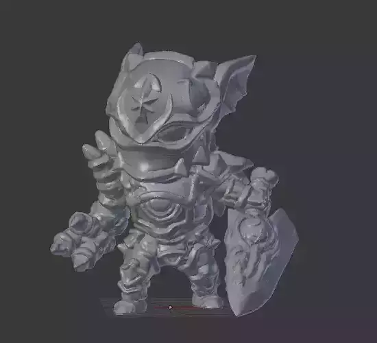 Chaos Knight 3D print model