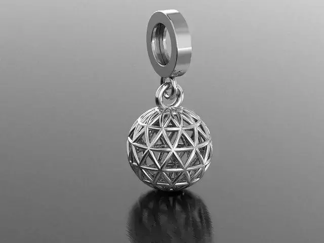 3D Net Ball Charm